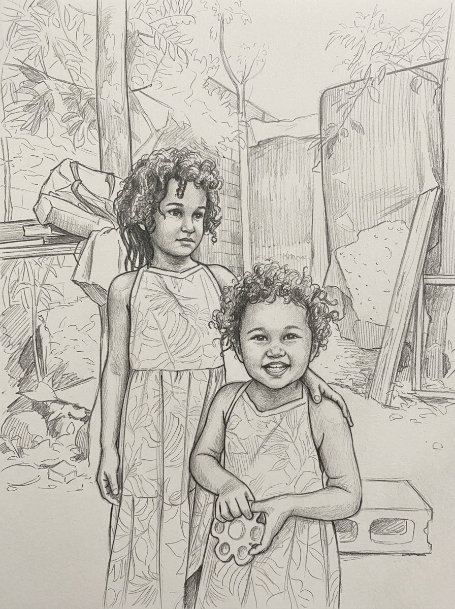 Realistic Drawing of portrait