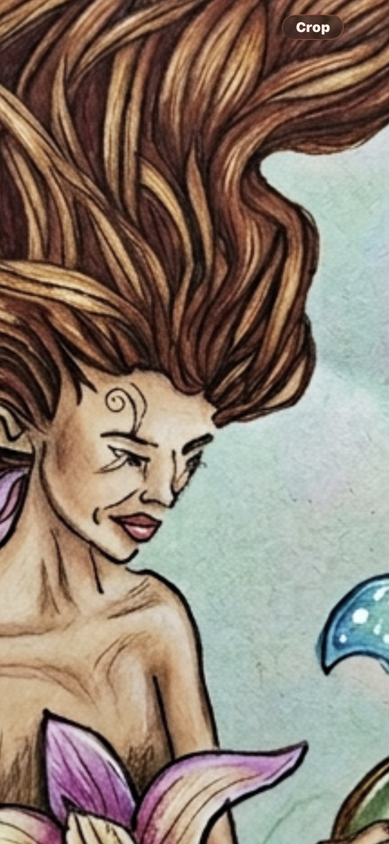 Mother of love digital drawing